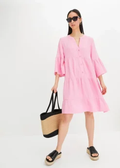 Tunika-Kleid aus reiner Baumwolle