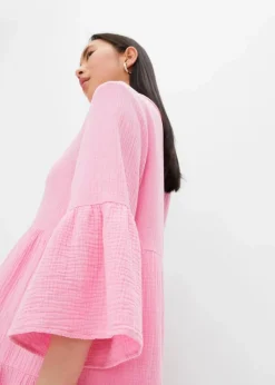 Tunika-Kleid aus reiner Baumwolle