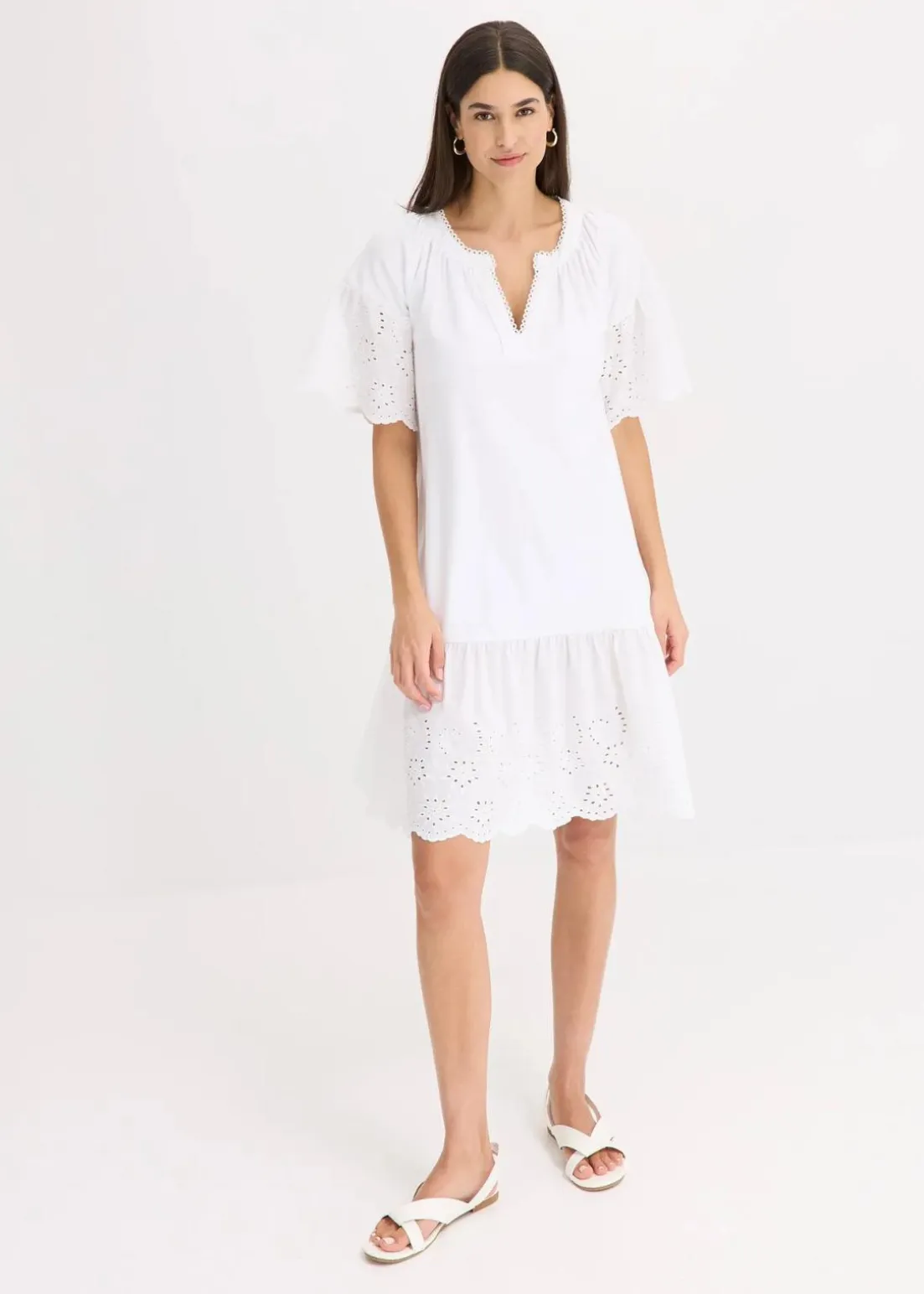 Tunika-Kleid aus reiner Bio-Baumwolle