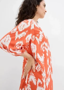 Tunika-Kleid aus reiner Viskose