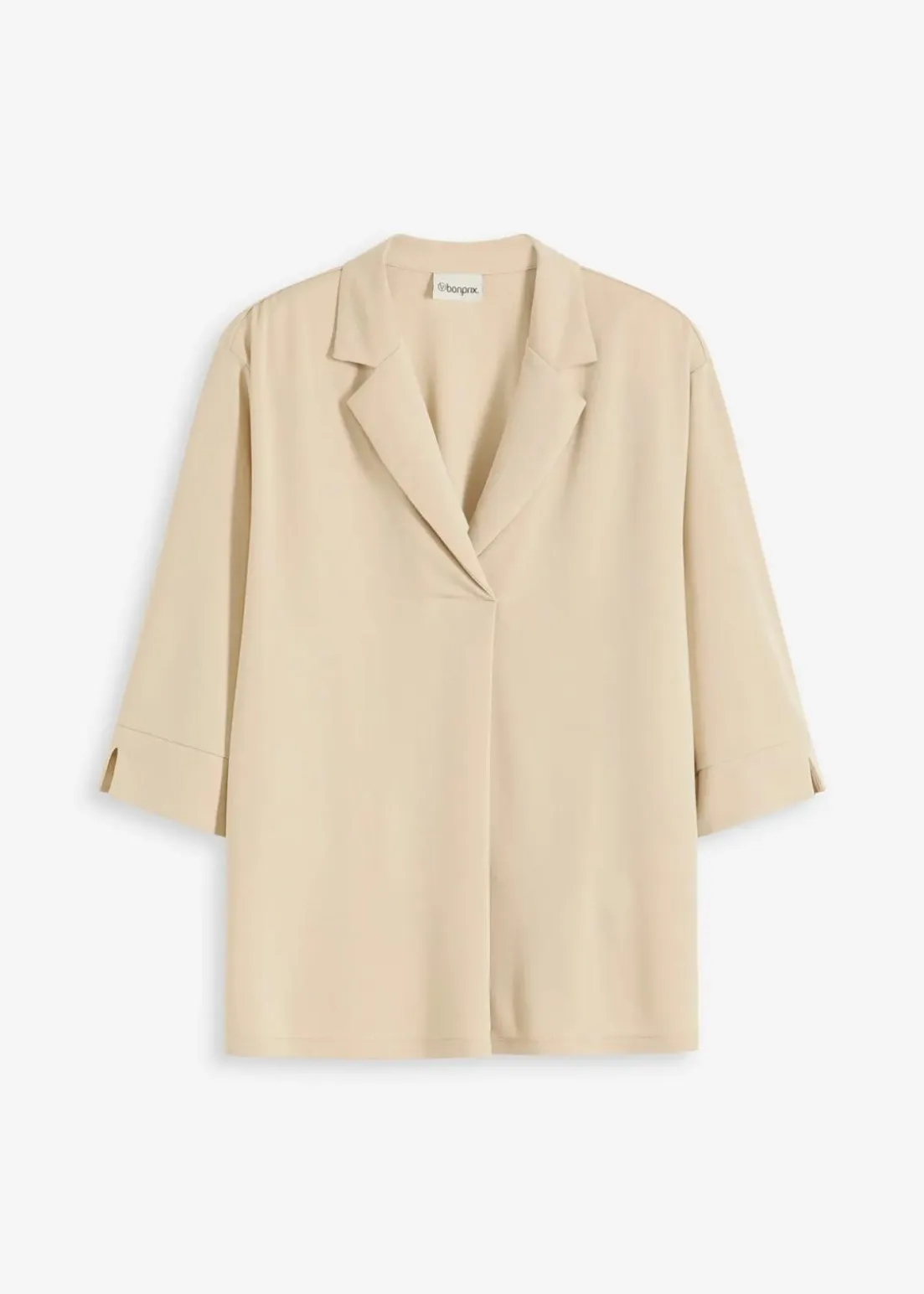 Tunika-Shirt aus fließendem Viskose-Piqué