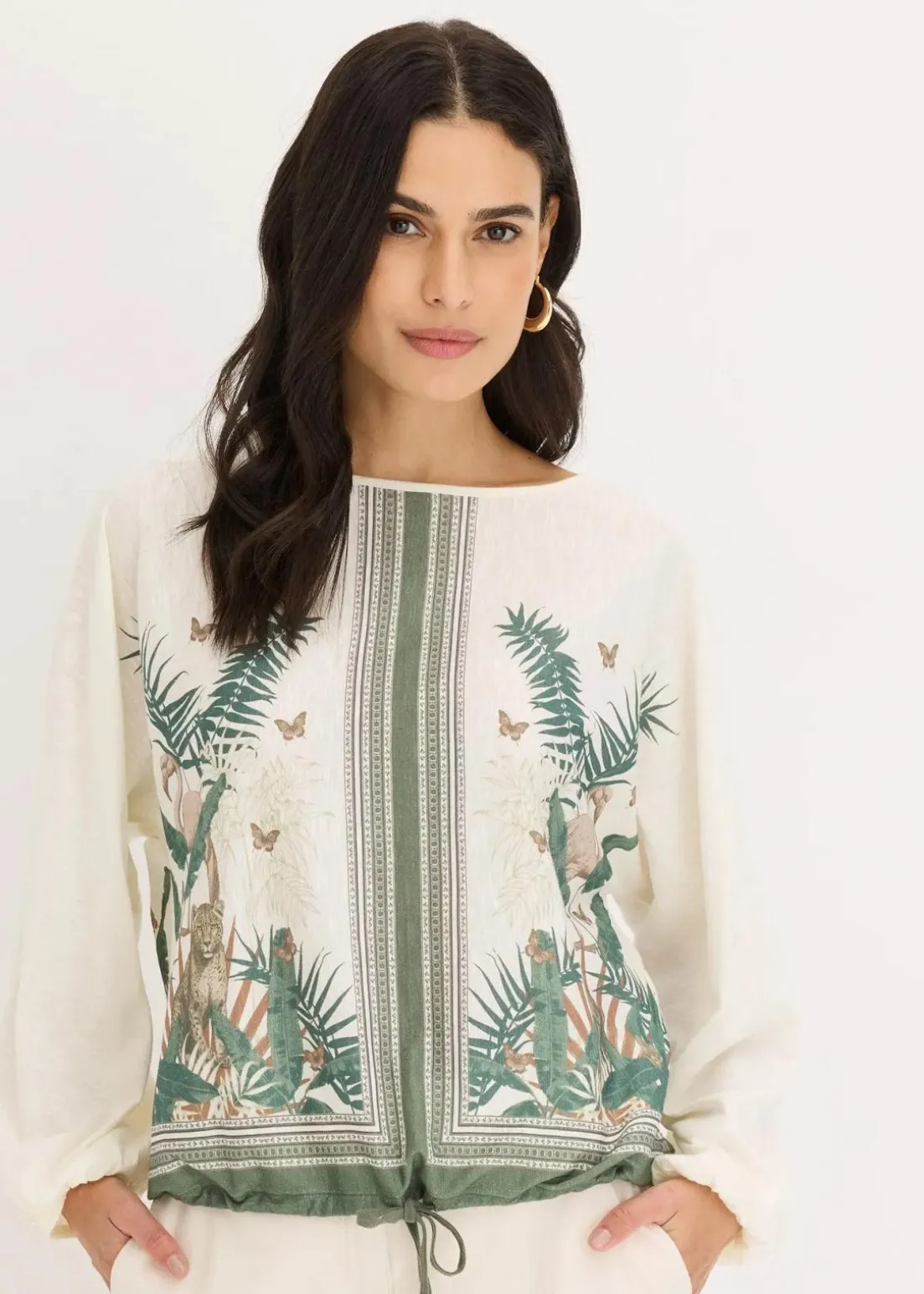 Tunika-Shirt bedruckt