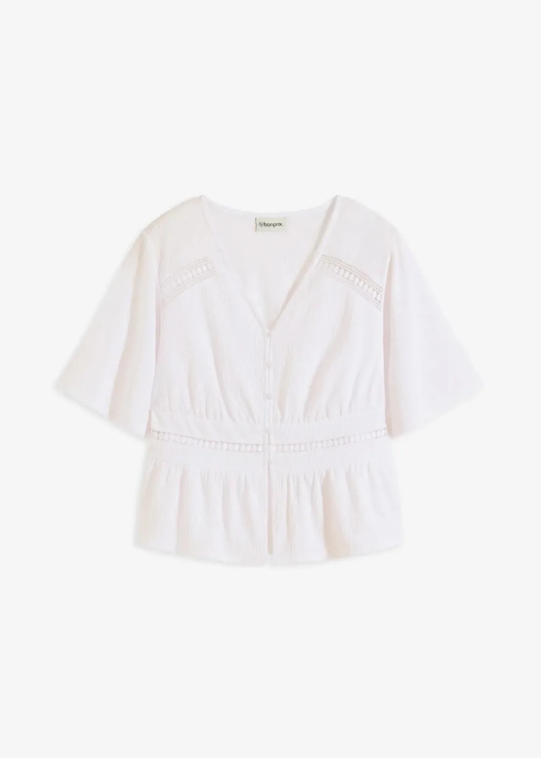 Tunika-Shirt mit Spitze