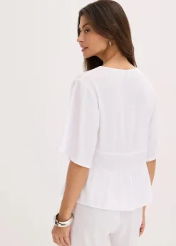 Tunika-Shirt mit Spitze