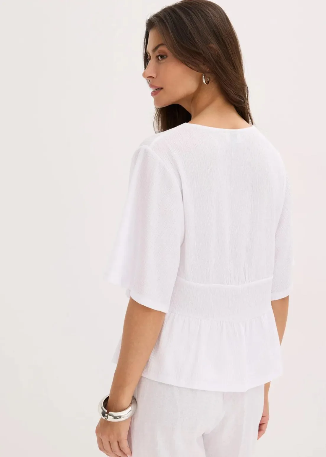 Tunika-Shirt mit Spitze