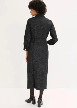 Twillkleid mit Gürtel (2-tlg.-Set)