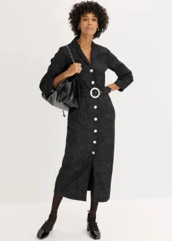 Twillkleid mit Gürtel (2-tlg.-Set)