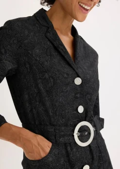 Twillkleid mit Gürtel (2-tlg.-Set)