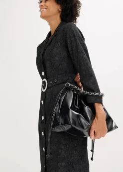 Twillkleid mit Gürtel (2-tlg.-Set)