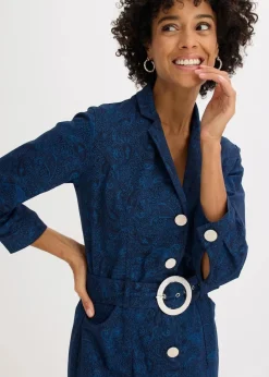 Twillkleid mit Gürtel (2-tlg.-Set)