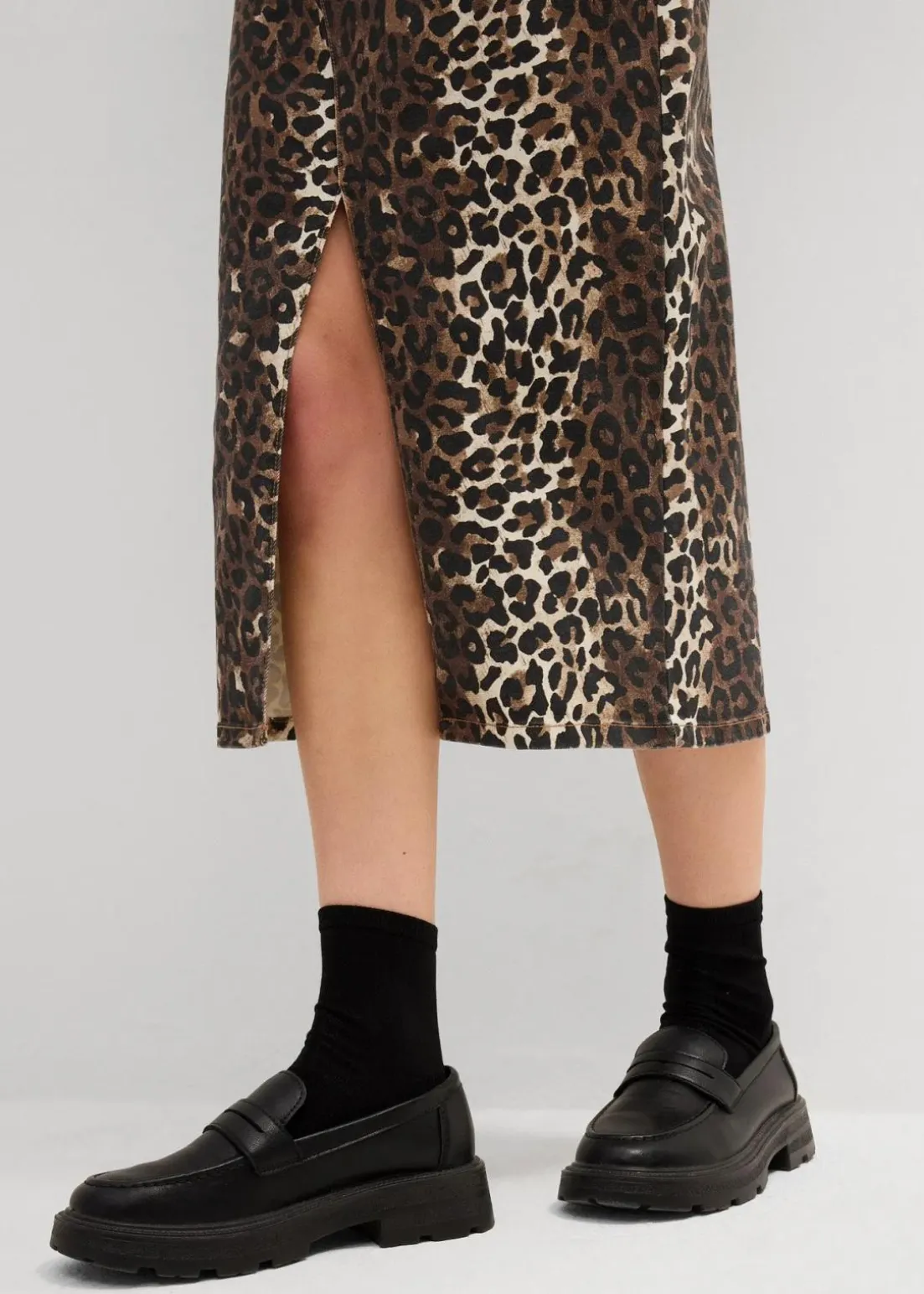 Twill-Rock aus Baumwolle mit Stretch