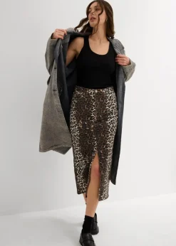 Twill-Rock aus Baumwolle mit Stretch