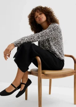 Twill-Rock mit Fransen