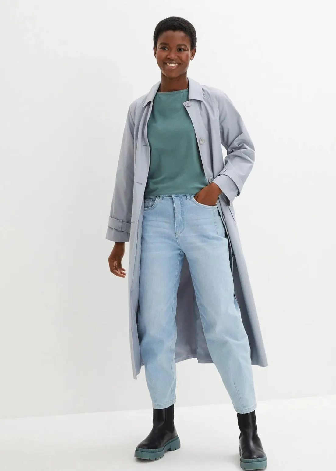 U-Boot-Ausschnitt-Shirt