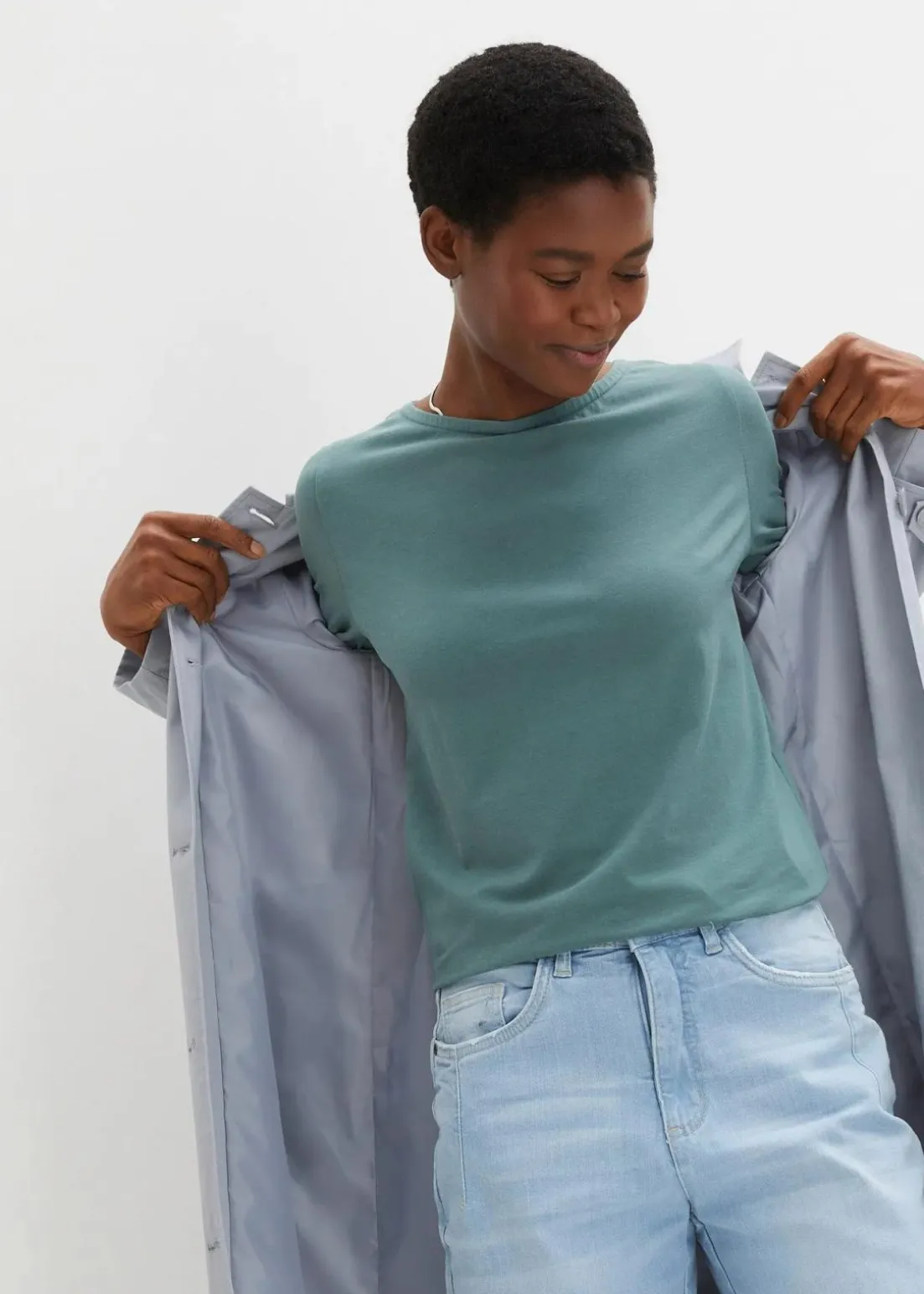 U-Boot-Ausschnitt-Shirt