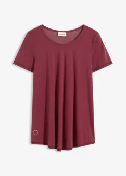 Ultrasoftes Funktionsshirt mit Mesheinsatz, schnelltrocknend