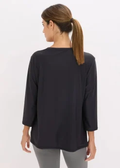 Ultrasoftes Funktionsshirt mit ¾ Ärmel, schnelltrocknend