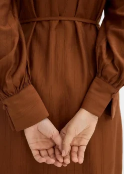 Umstands- und Stillblusenkleid aus fließender Viskose