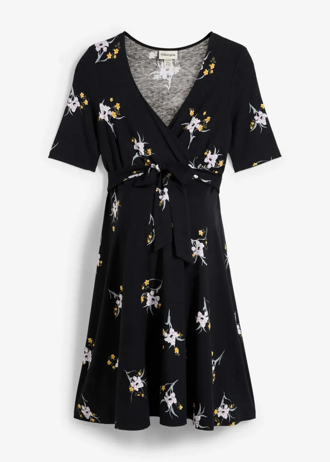 Umstands- und Stillkleid aus weicher Viskose