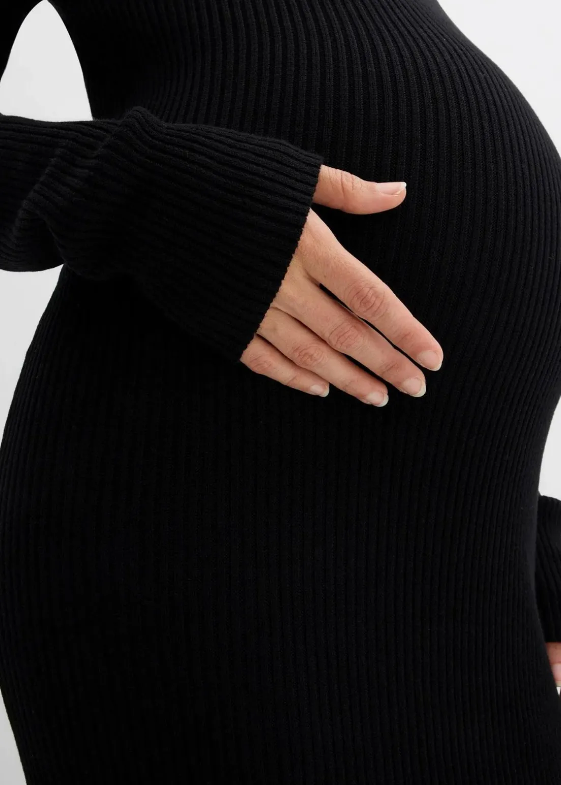 Umstands- und Stillkleid aus Strick