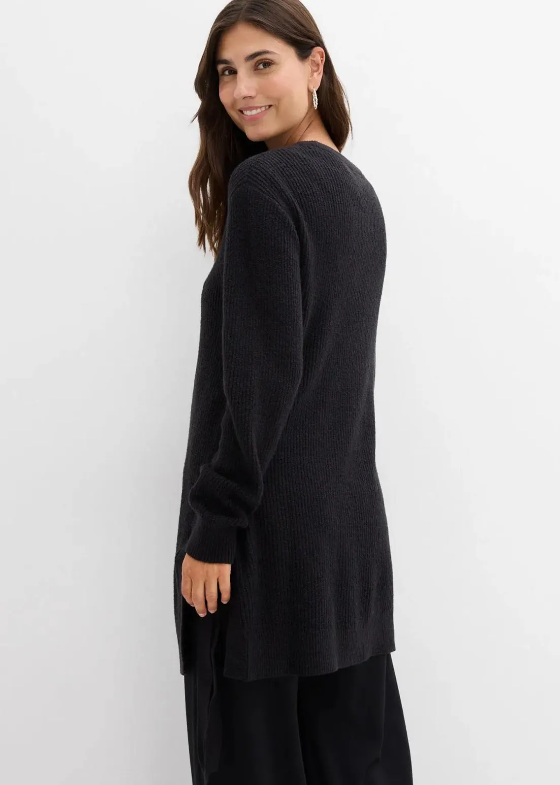 Umstands- und Stillpullover aus Baumwolle mit Wollanteil