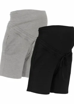 Umstands-Bermudas aus weicher Sweatware (2er Pack)