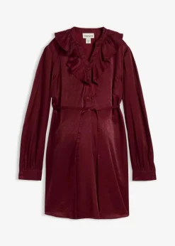 Umstands-Bluse aus weichem Satin