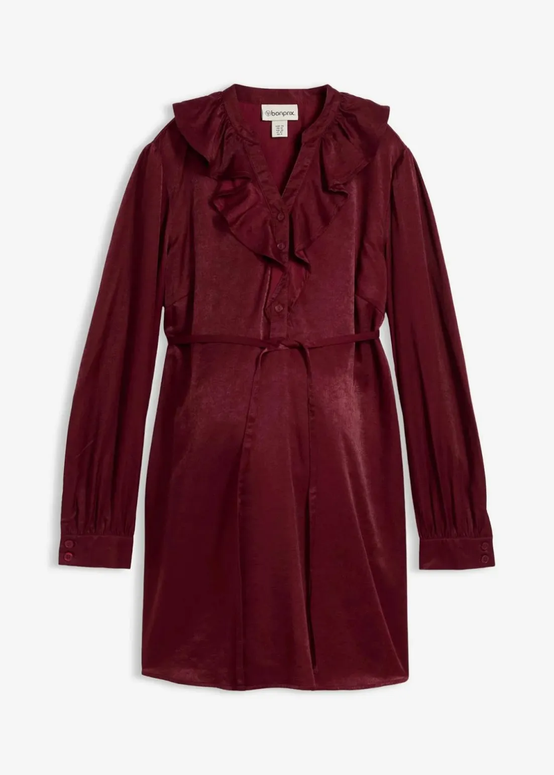 Umstands-Bluse aus weichem Satin