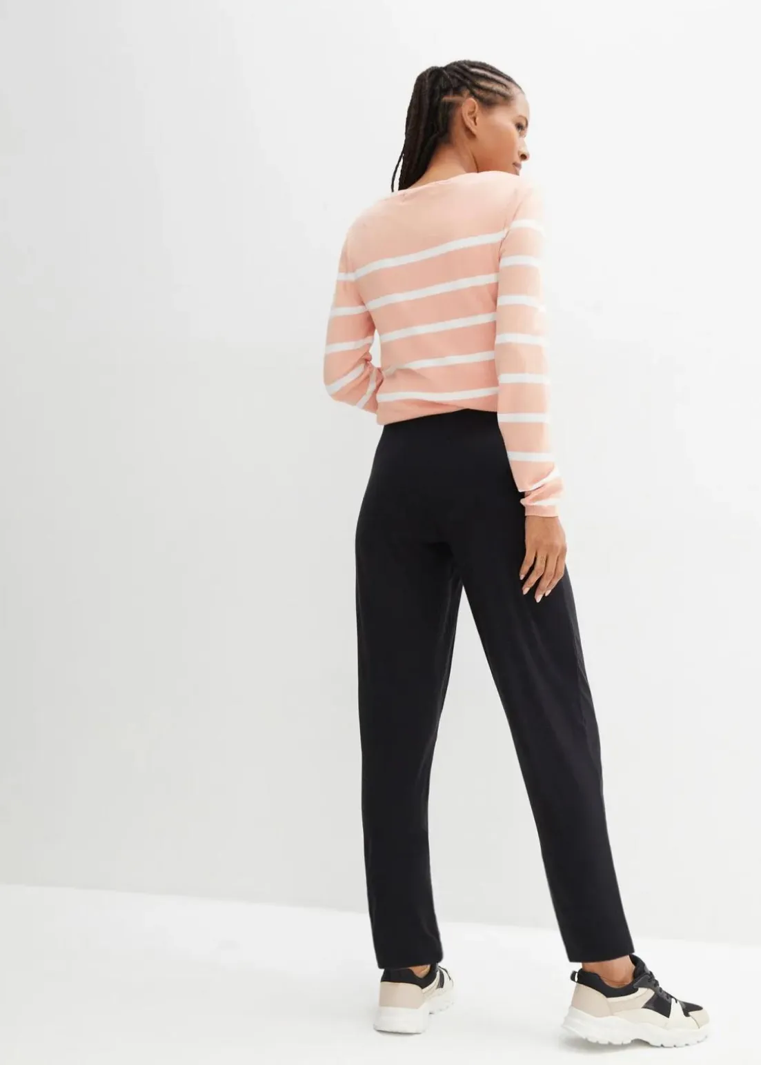 Umstands-Haremshose aus Jersey, Loose Fit