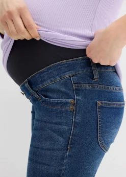 Umstandsjeans mit 7/8 Länge, Slim