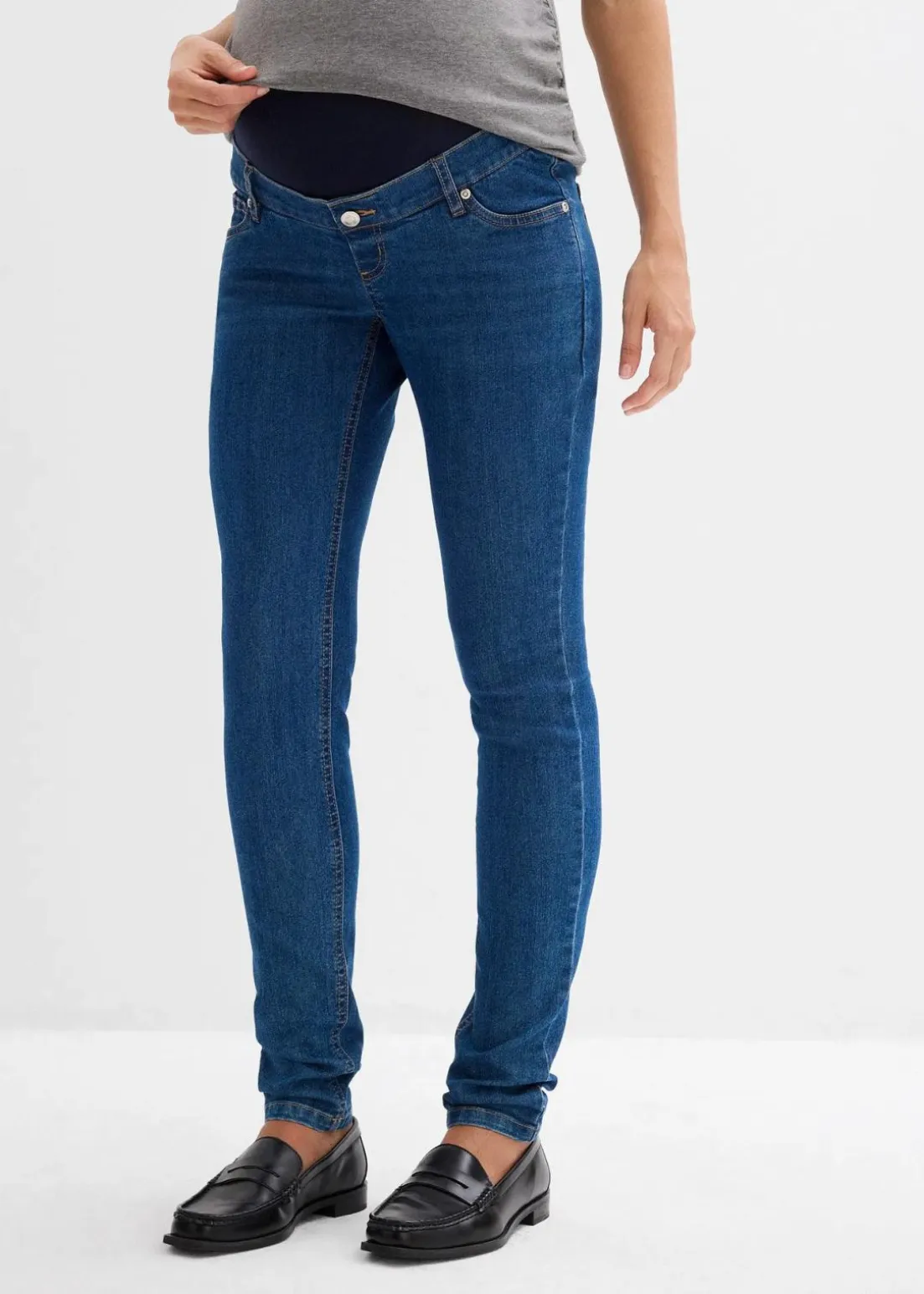 Umstandsjeans mit Bio-Baumwolle, Skinny