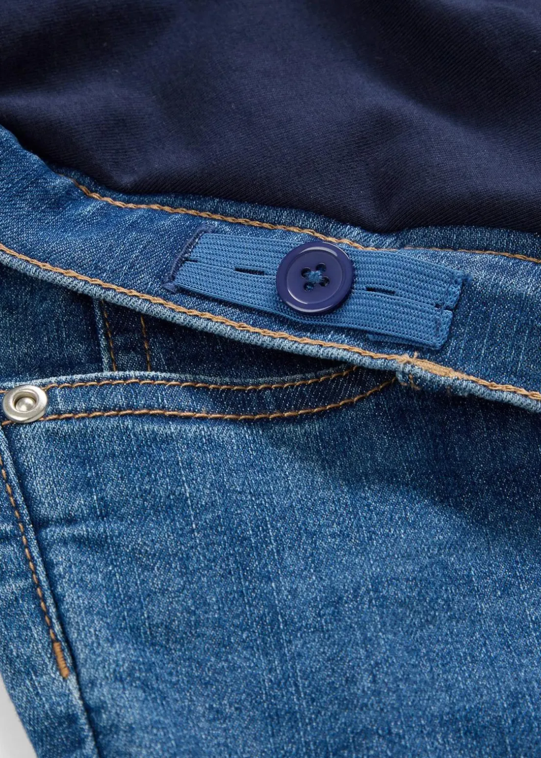 Umstandsjeans mit Bio-Baumwolle, Skinny