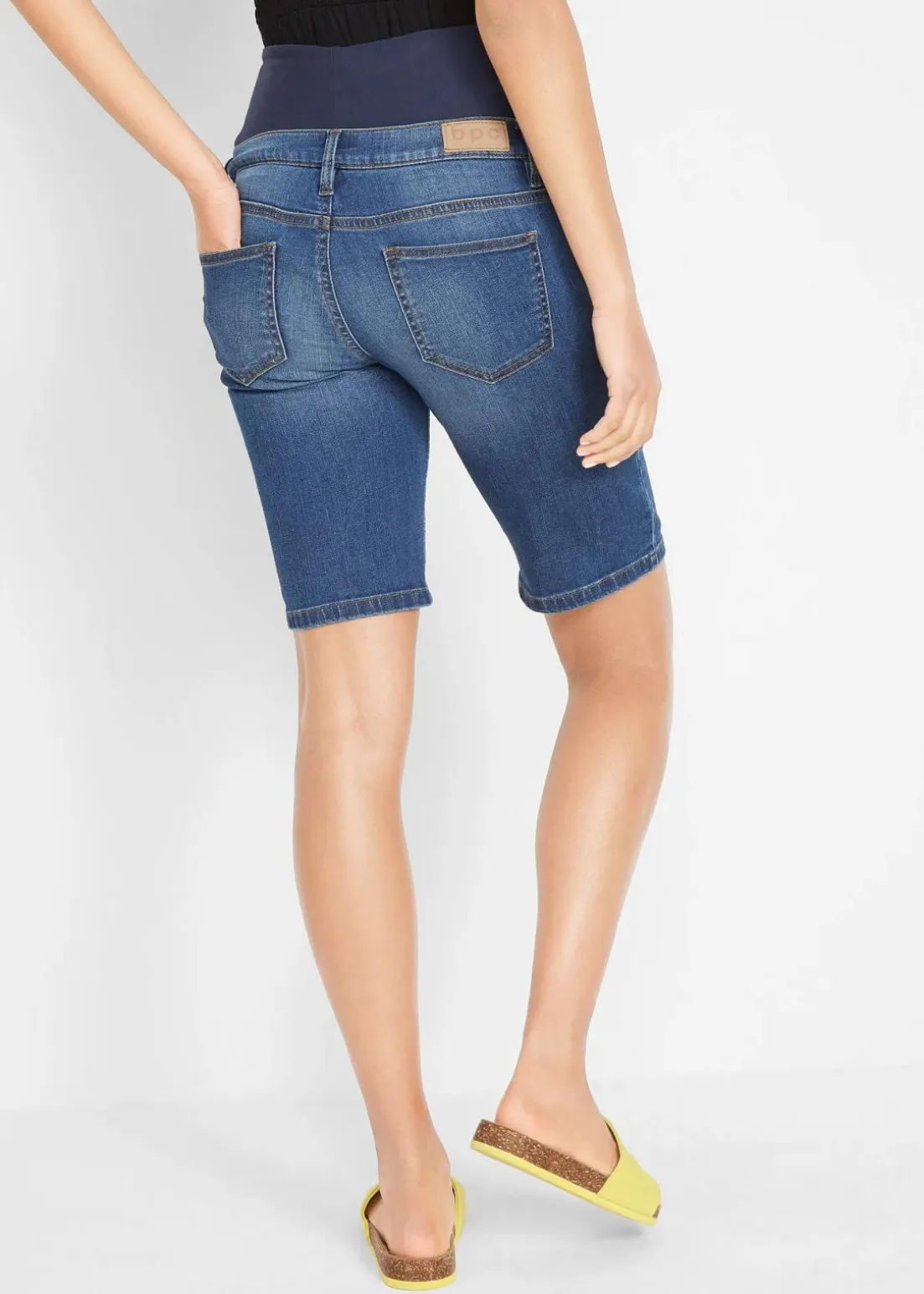 Umstands-Jeans-Bermuda, Regular Fit