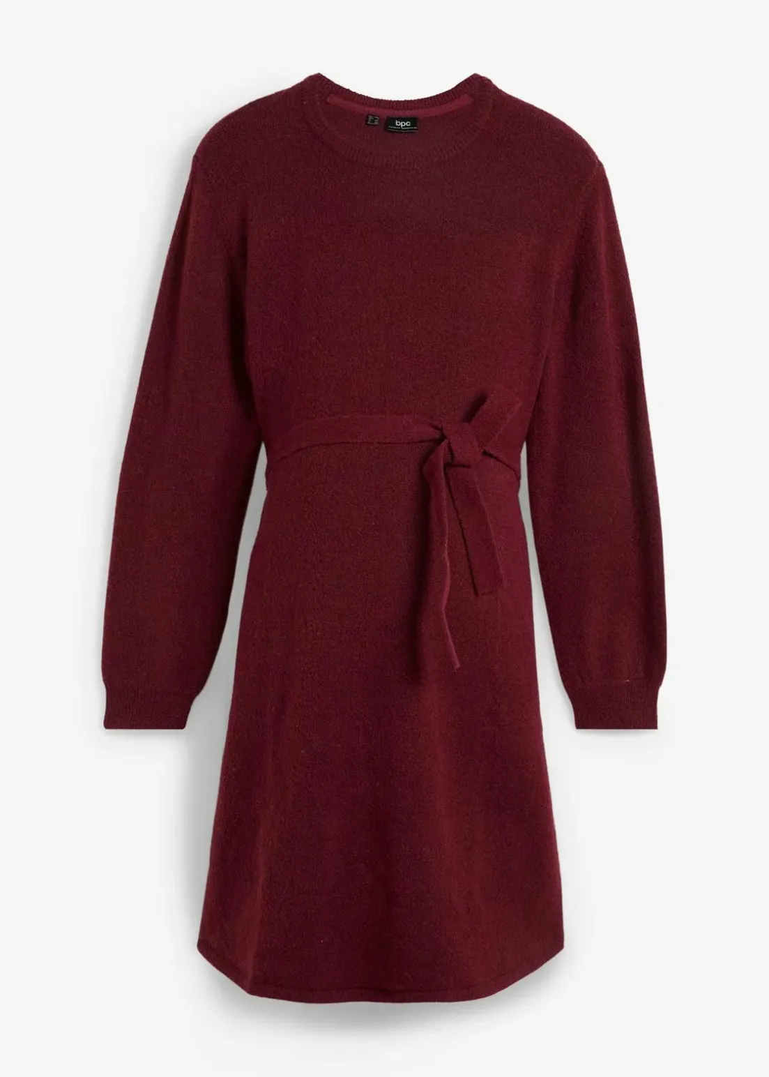 Umstandskleid aus flauschigem Strick