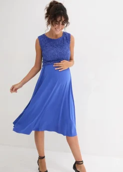 Umstandskleid mit Spitze aus Jersey