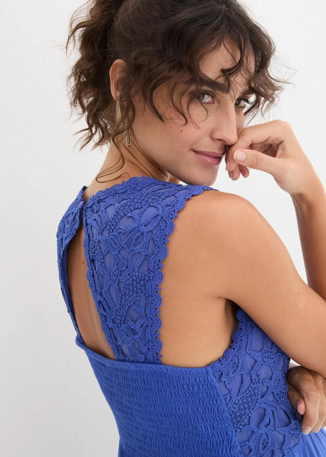 Umstandskleid mit Spitze aus Jersey