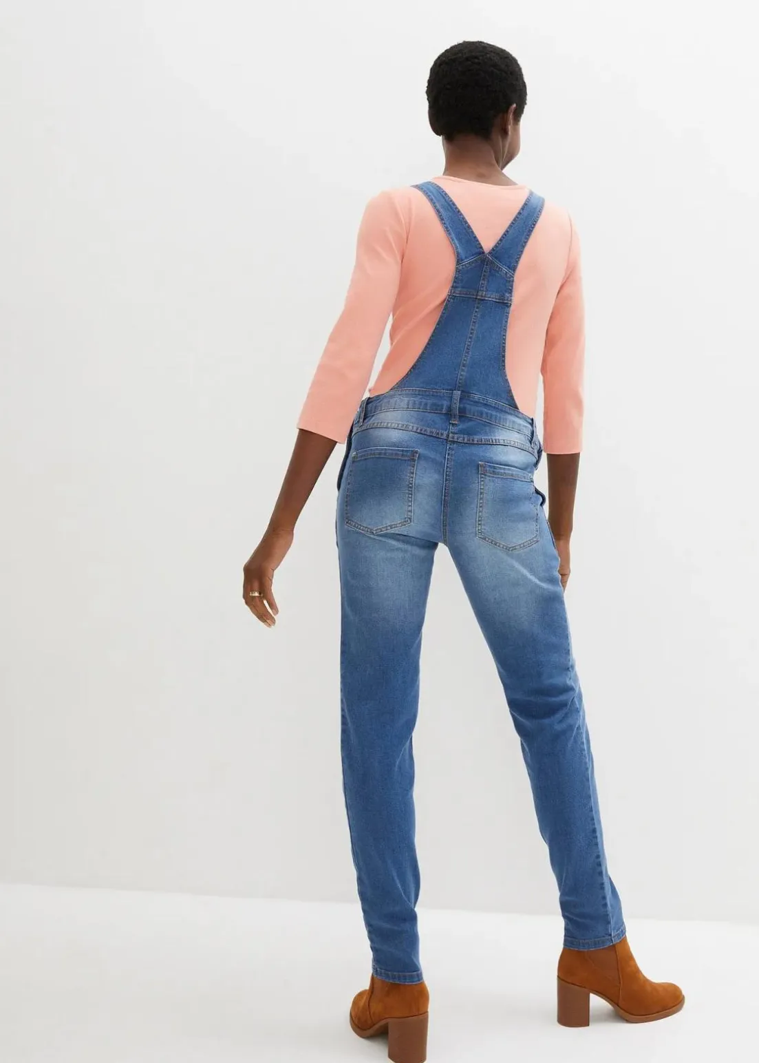 Umstands-Latzhose, Straight Leg