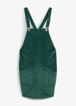 Umstands-Latzkleid aus Baumwoll-Cord mit Stretch