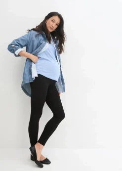 Umstandsleggings aus weicher Bio-Baumwolle