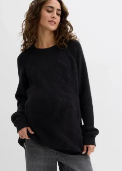 Umstandspullover mit diskreter Stillfunktion