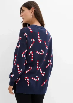 Umstandspullover mit Stillschlitzen