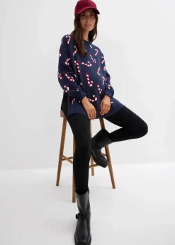 Umstandspullover mit Stillschlitzen