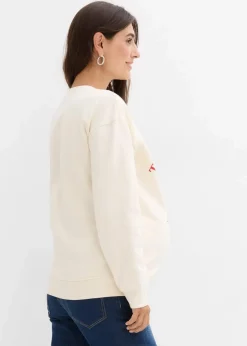 Umstands-und Stillsweatshirt aus weicher Bio-Baumwolle