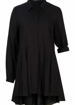 Vokuhila-Bluse aus reiner Viskose