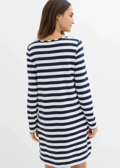 Vokuhila-Kleid aus schwerer reiner Baumwolle