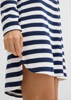 Vokuhila-Kleid aus schwerer reiner Baumwolle