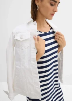 Vokuhila-Kleid aus schwerer reiner Baumwolle