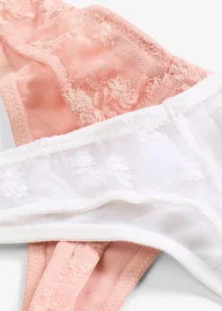 V-String mit komfortabler Baumwolle (2er Pack)