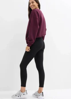 Warme gerippte Thermo-Leggings