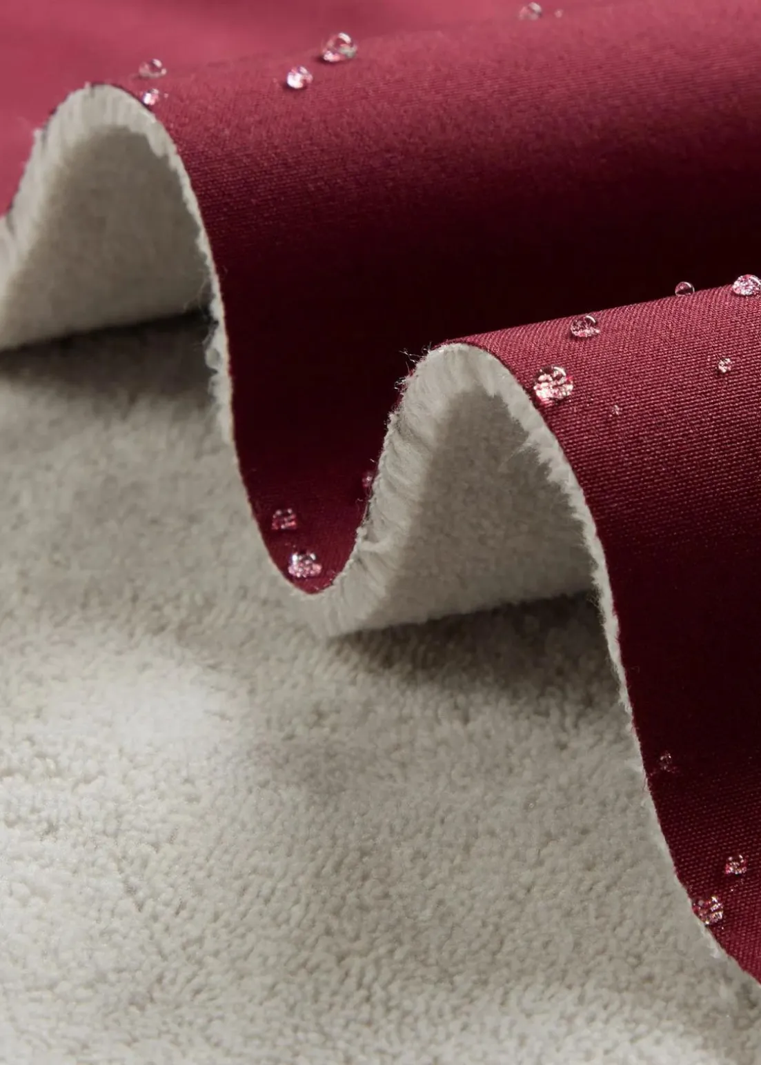 wasserabweisende Funktions-Softshell-Longjacke, Kuschelfleece